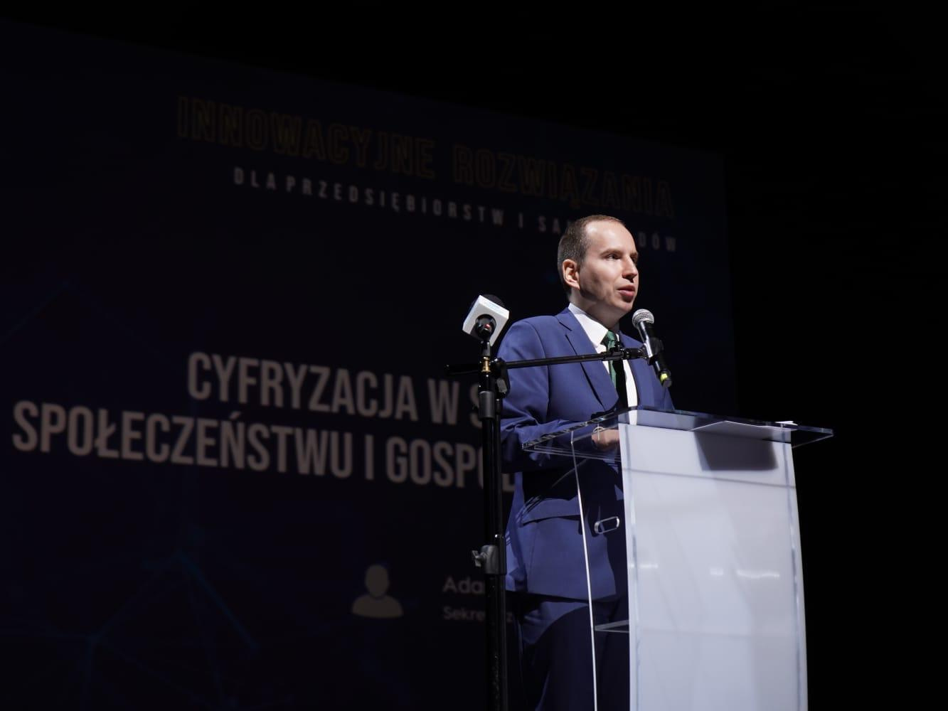 Sekretarz stanu w KPRM Adam Andruszkiewicz