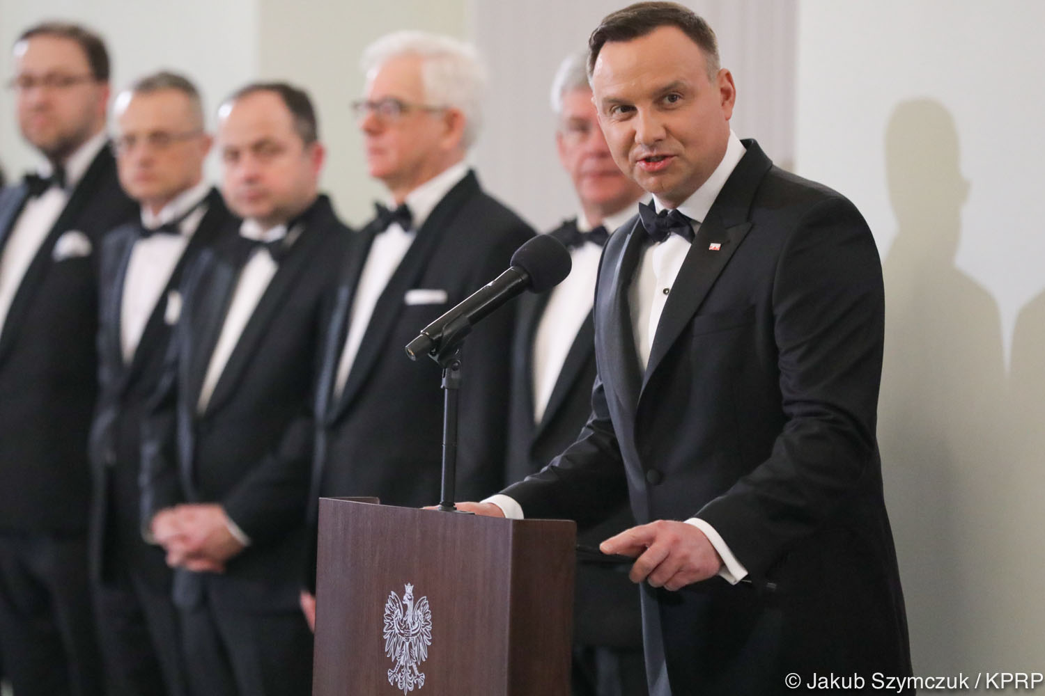 Prezydent Andrzej Duda na spotkaniu z dyplomatami
