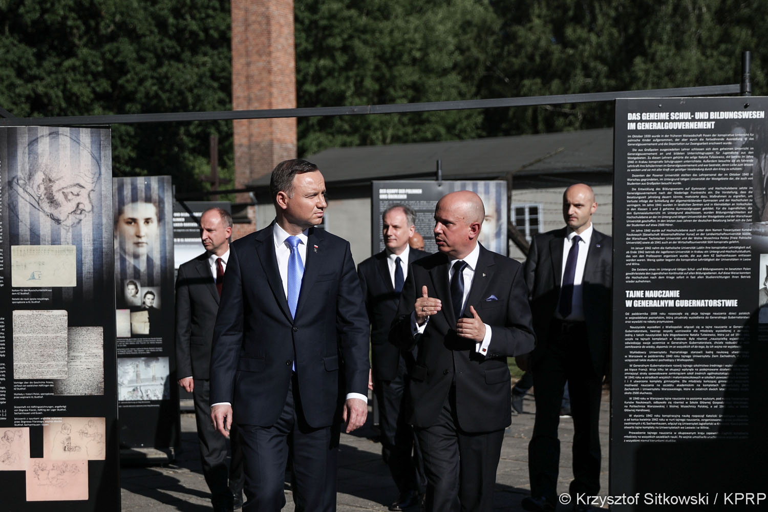 Prezydent Andrzej Duda w Muzeum Stutthof