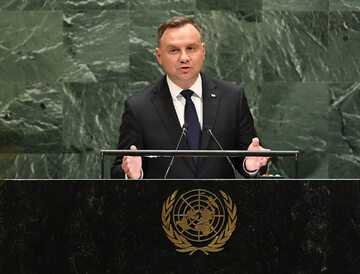 Andrzej Duda podczas 74. Zgromadzenia Ogólnego ONZ