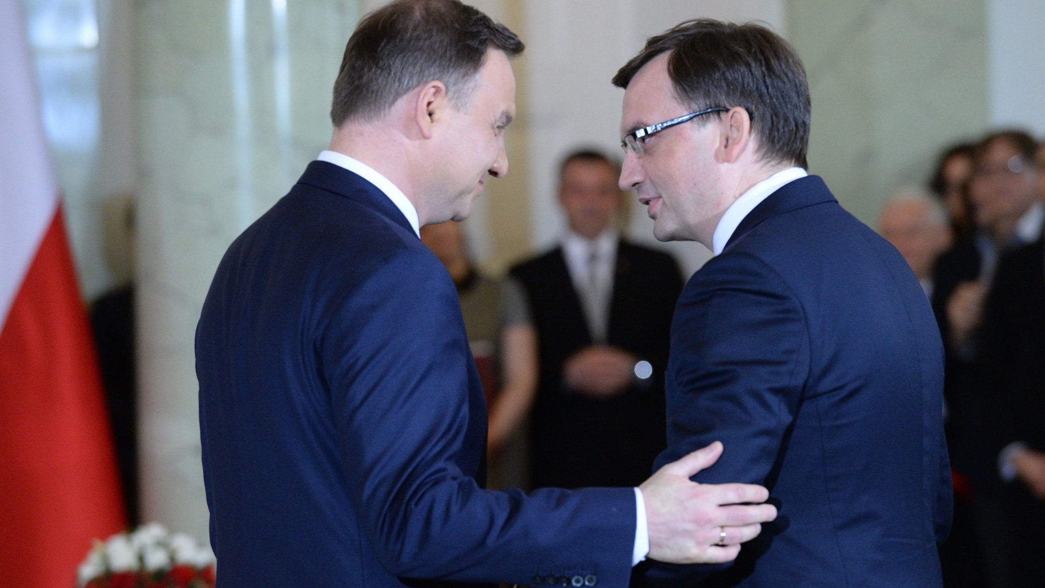 Prezydent Andrzej Duda i minister Zbigniew Ziobro