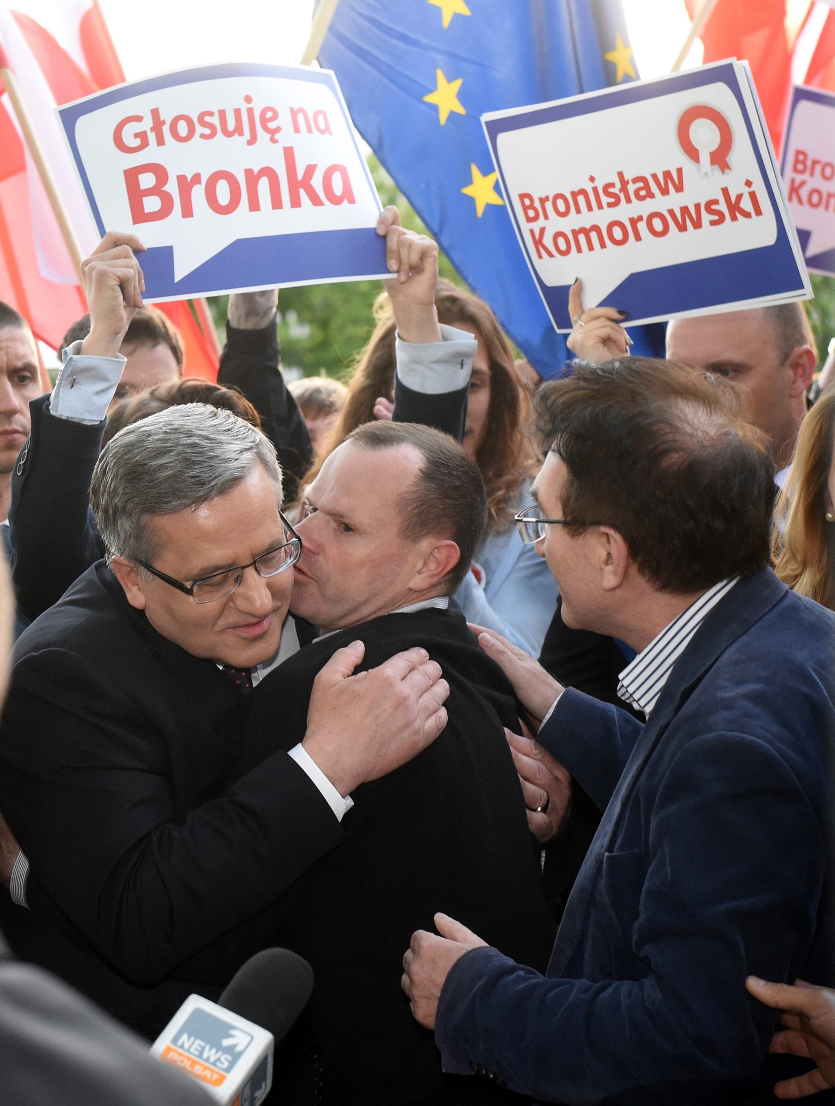 Bronisław Komorowski i Andrzej Hadacz