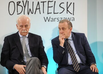 Andrzej Olechowski i Grzegorz Schetyna