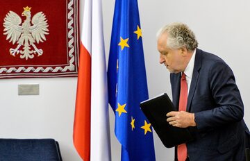 Andrzej Rzepliński podczas posiedzenia Senatu