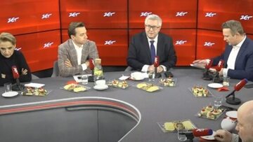 Andrzej Stankiewicz i politycy w programie "6. Dzień Tygodnia"