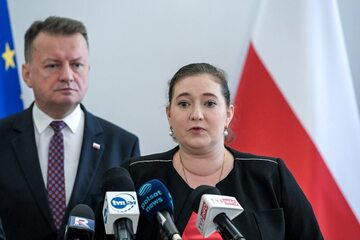 Anna Gembicka i Mariusz Błaszczak