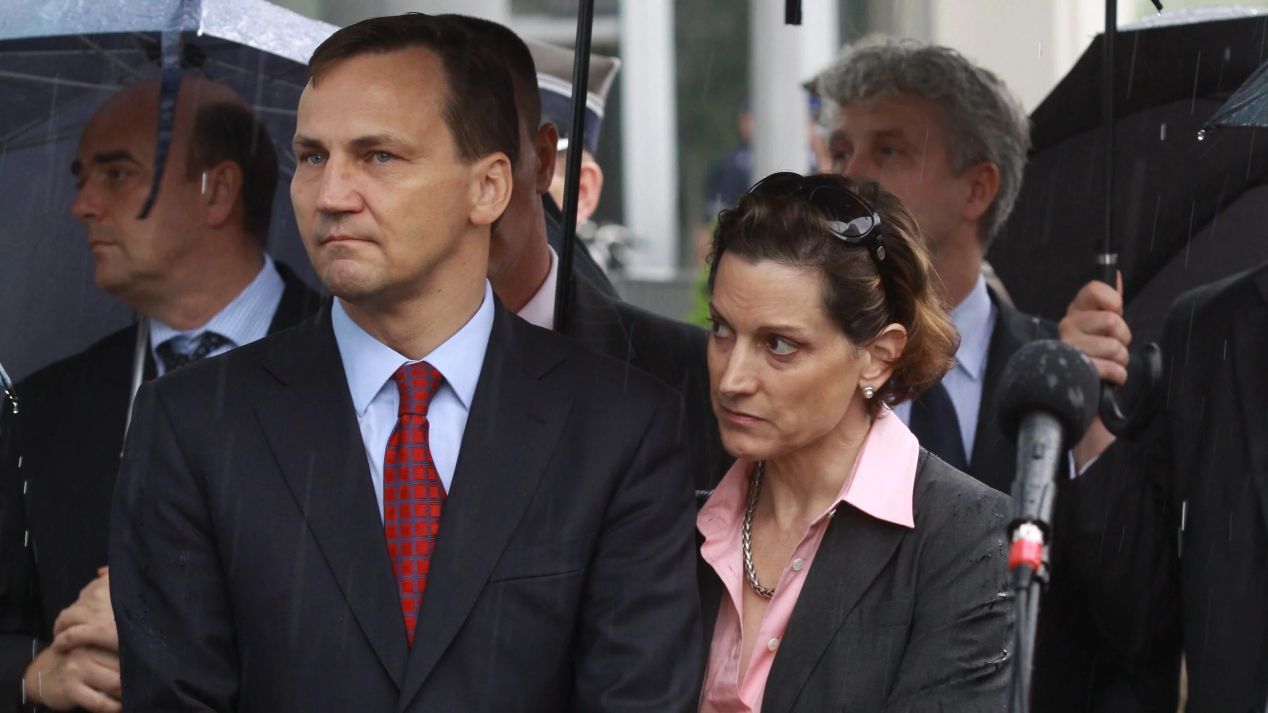 Radosław Sikorski z żoną, amerykańską pisarką, dziennikarką Anne Applebaum