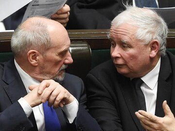 Antoni Macierewicz i Jarosław Kaczyński (PiS)