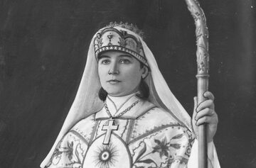 Antonina Maria Izabela Wiłucka - biskupka Kościoła Katolickiego Mariawitów, fotografia z lat 30. XX wieku