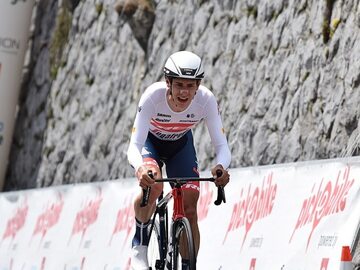Antonio Tiberi podczas 5. etapu Tour de Romandie 2022