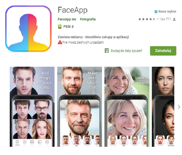 Aplikacja FaceApp bije rekordy popularności