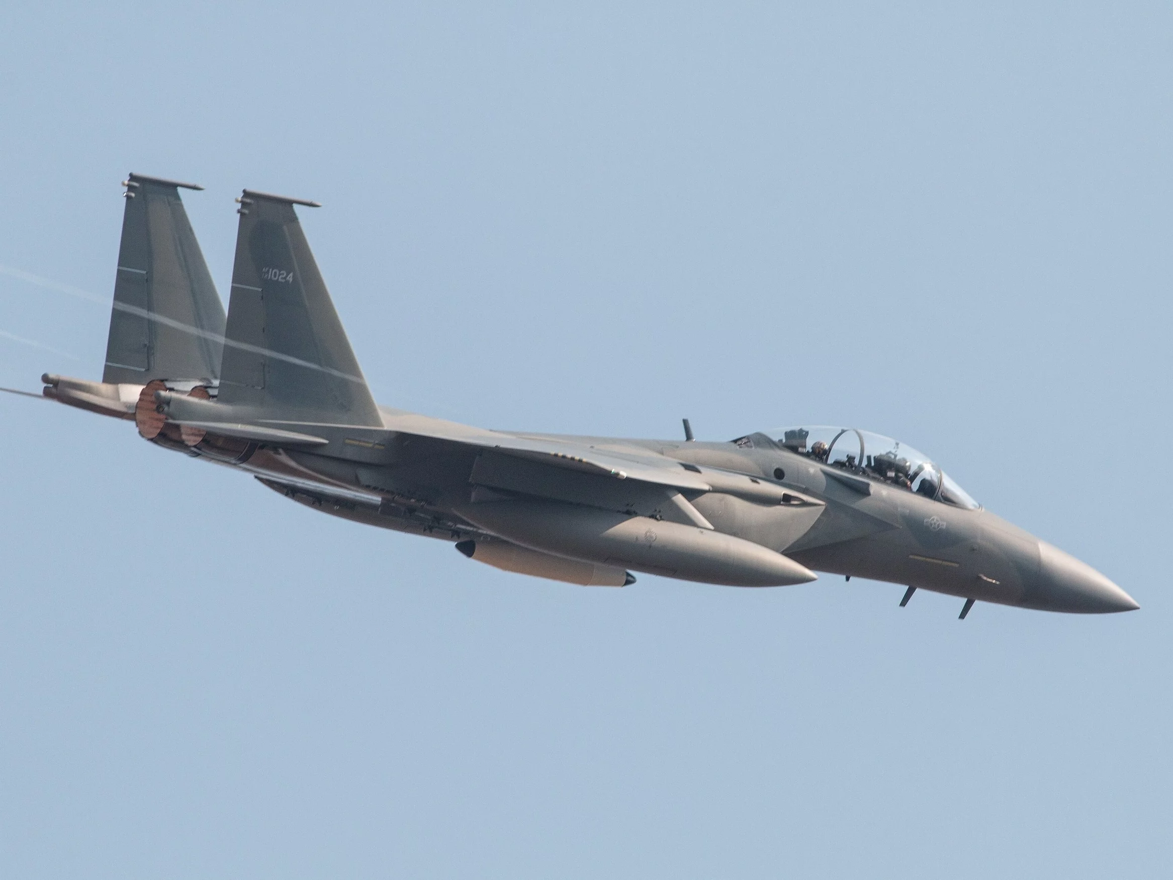 Myśliwiec F-15A saudyjskich sił powietrznych