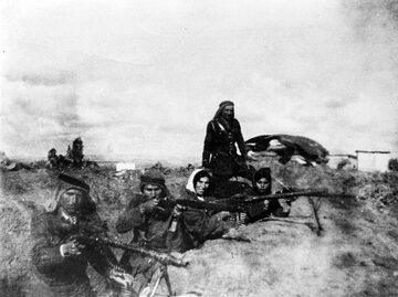 Arabscy powstańcy podczas walk w Palestynie, 1936–1939