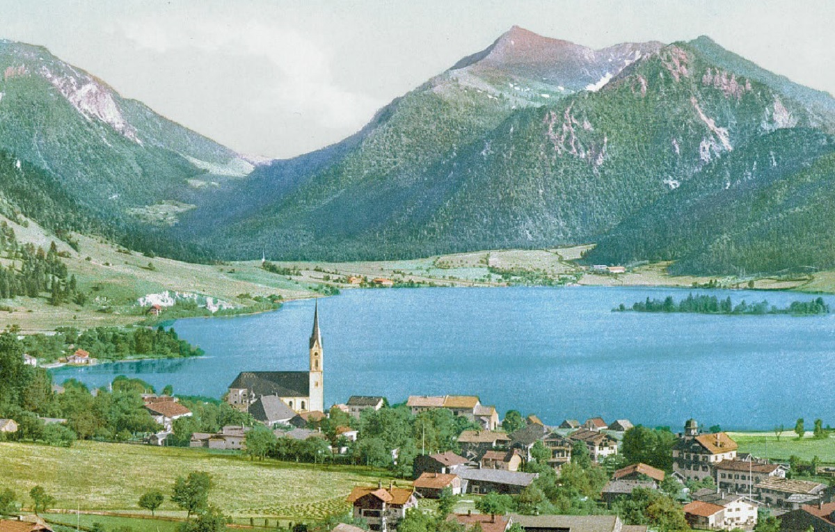 Jezioro Schliersee w Bawarii