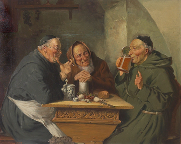 Arturo Petrocelli, "Pijący piwo mnisi"
