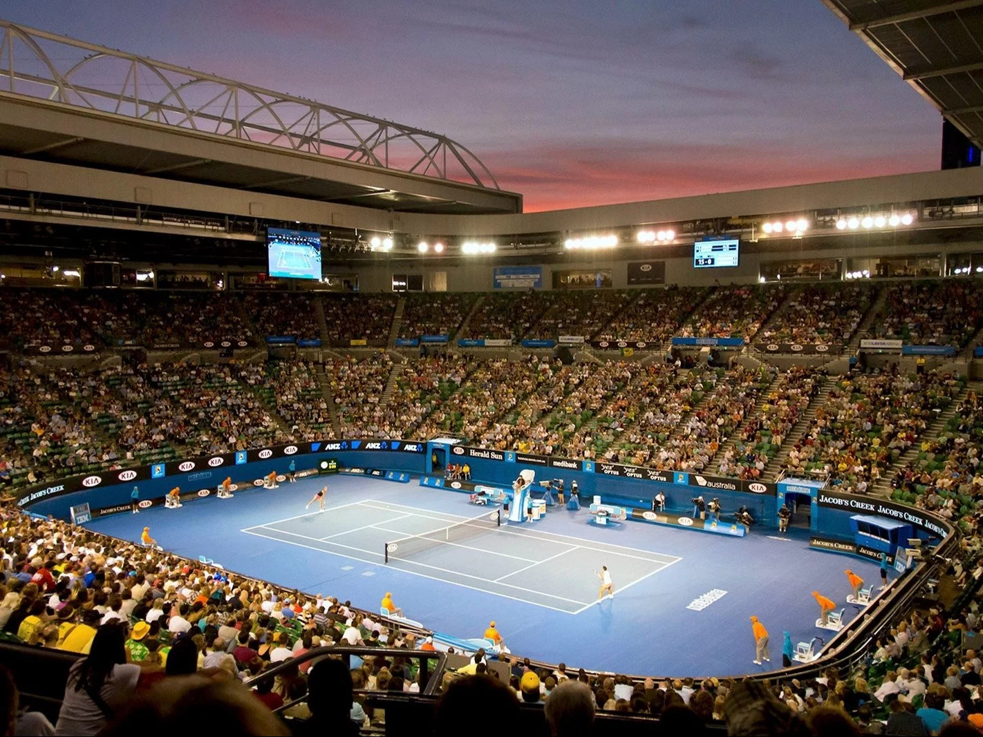 Rod Laver Arena. Turniej Australian Open w Melbourne