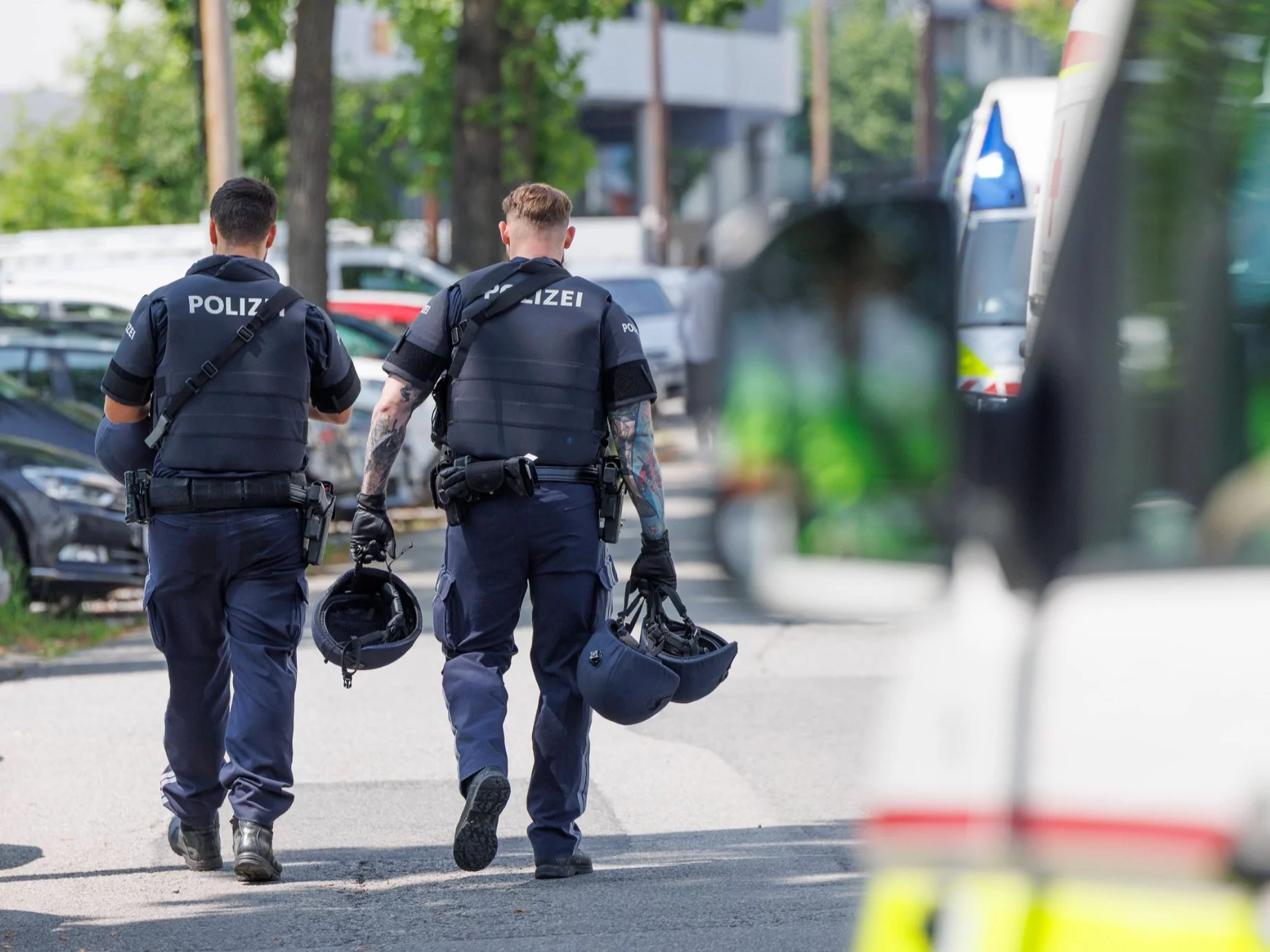 Austriacka policja, zdjęcie ilustracyjne