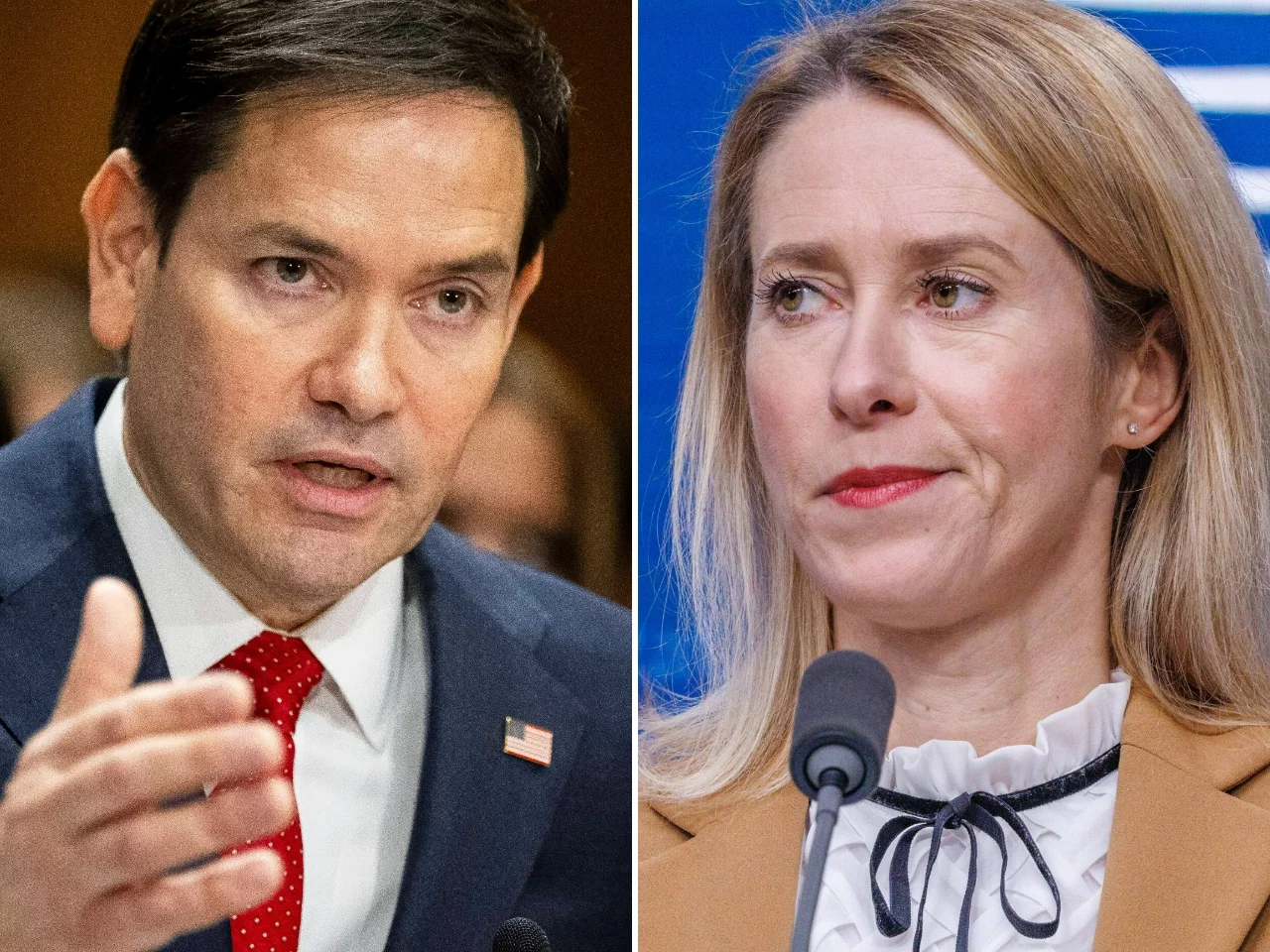 Do ostrej wymiany zdań doszło podczas spotkania ministrów G7 pomiędzy sekretarzem stanu USA Marco Rubio a szefową unijnej dyplomacji Kają Kallas