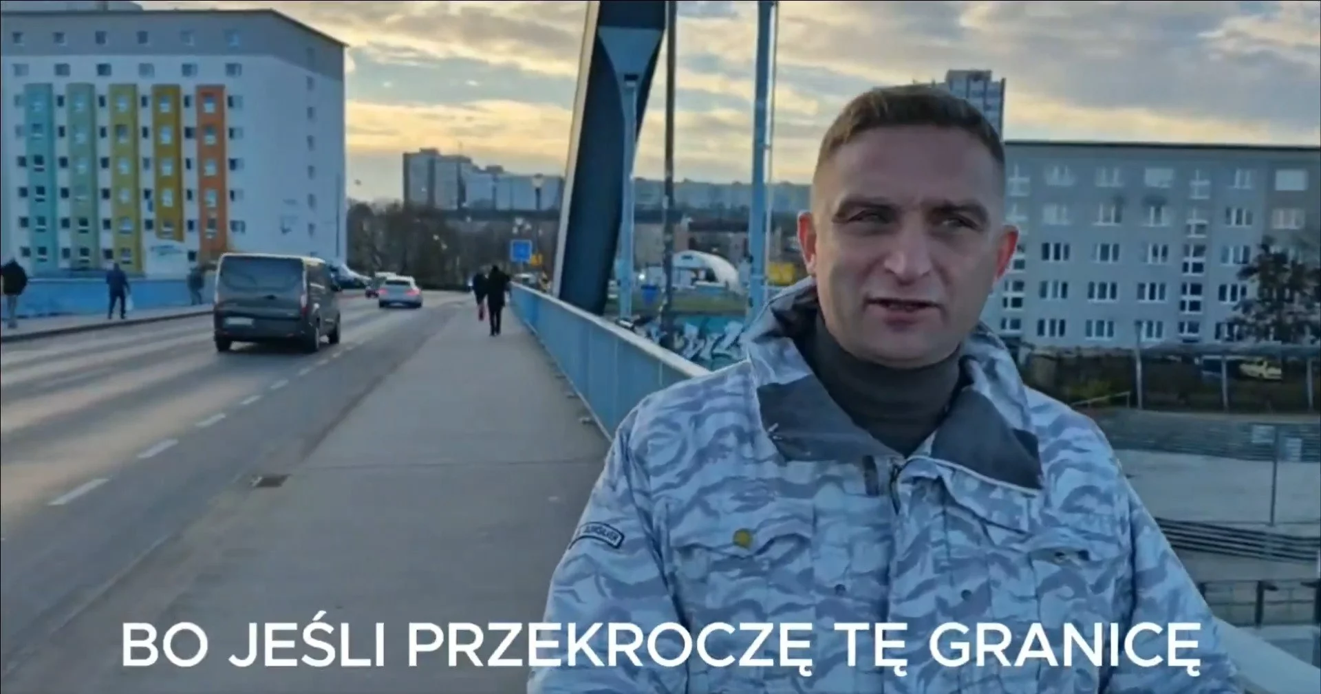 Bąkiewicz złamał zakaz? Pojawił się przy polsko-niemieckiej granicy