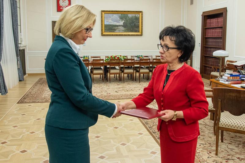 Małgorzata Motylow i Elżbieta Witek