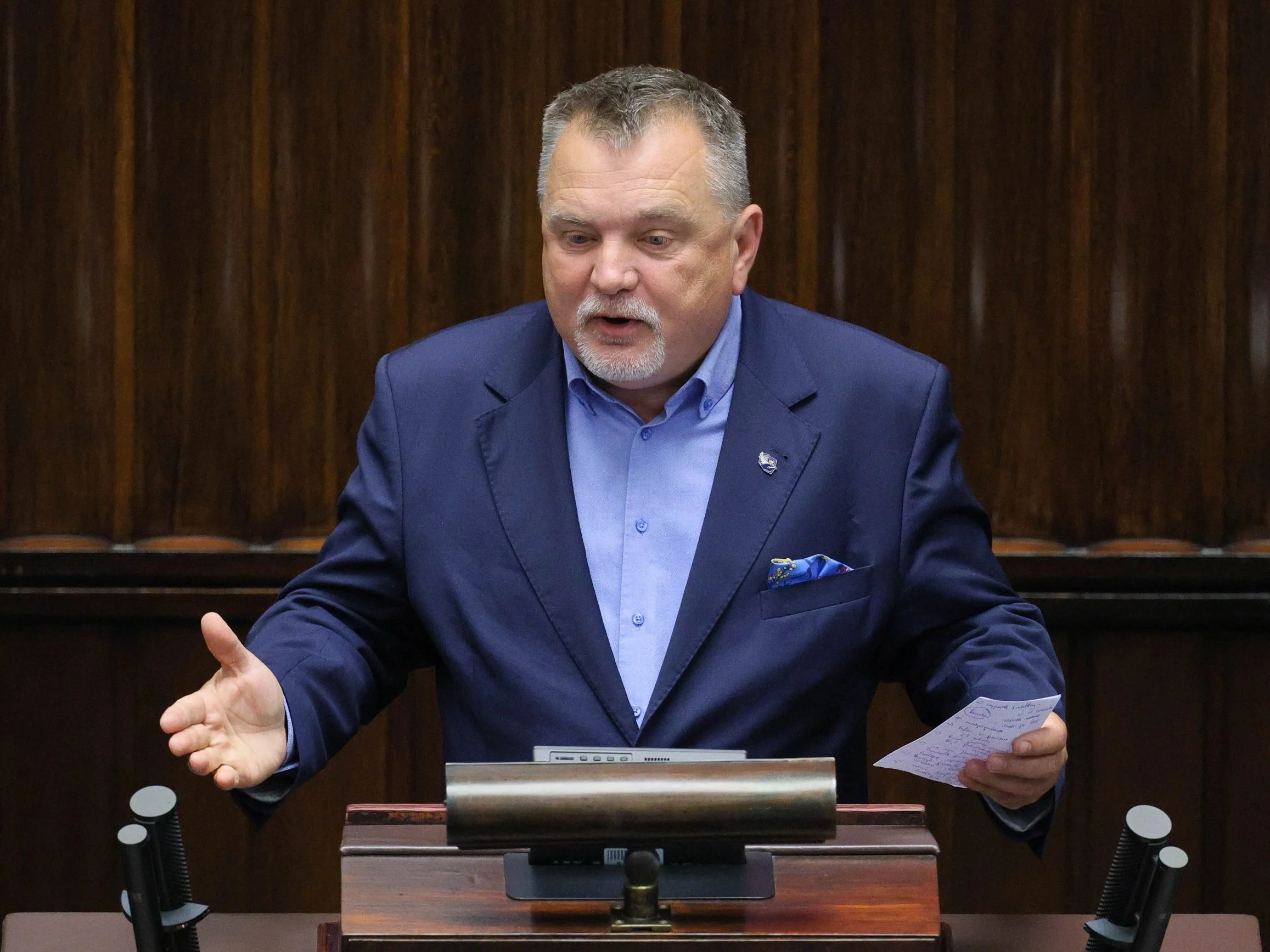 Poseł Konfederacji Andrzej Tomasz Zapałowski