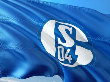 Baner FC Schalke 04, zdjęcie ilustracyjne