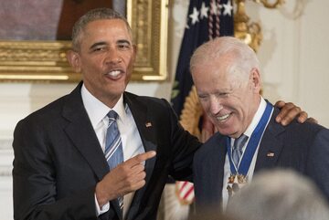 Barack Obama (b. prezydent USA), Joe Biden (b. wiceprezydent USA)
