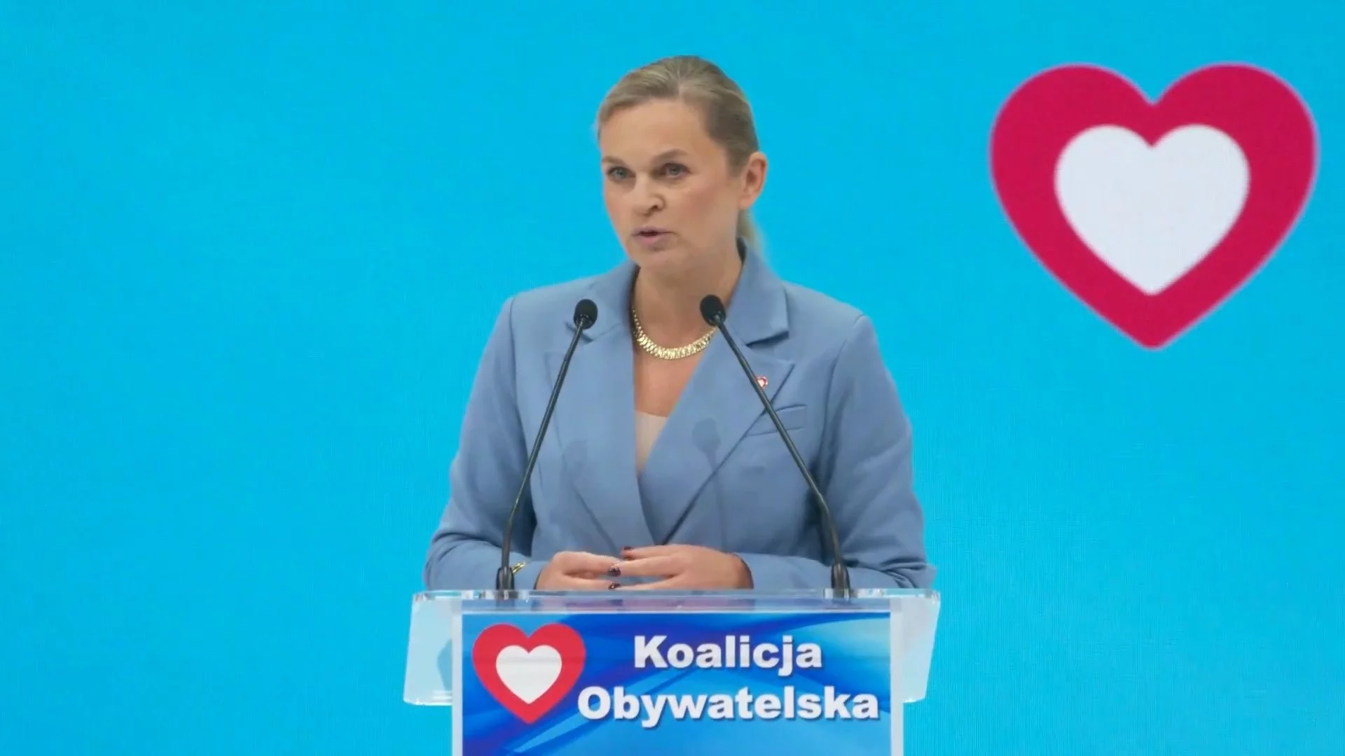 Barbara Nowacka na konwencji Platformy Obywatelskiej