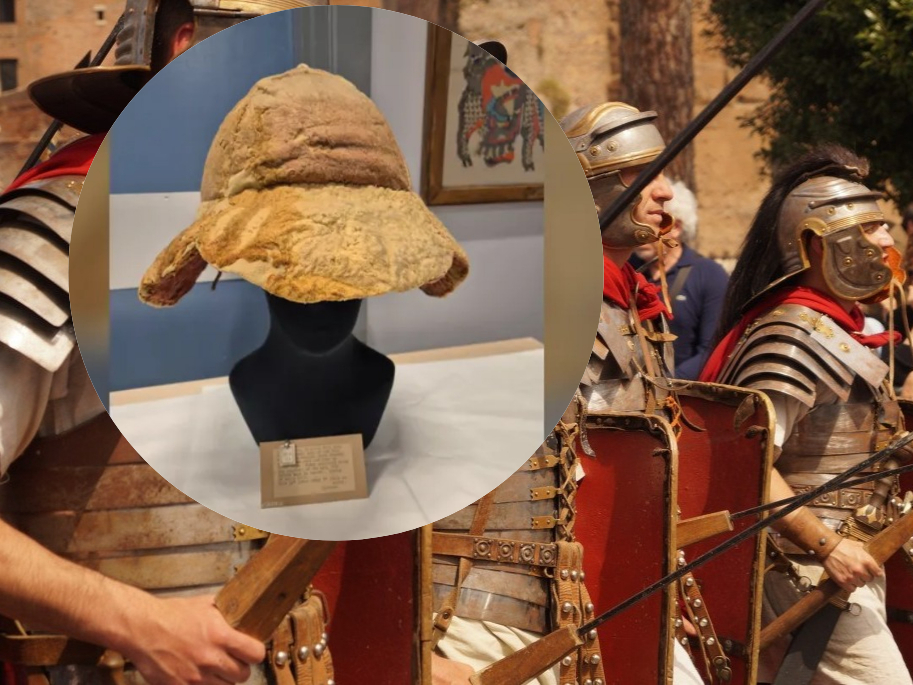 Bardzo nietypowe znalezisko. Mało kto kojarzy takie rzymskie nakrycie głowy