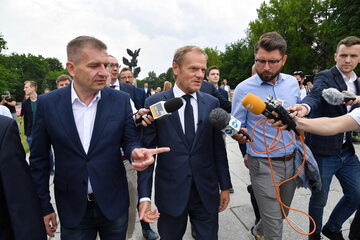 Bartosz Arłukowicz i Donald Tusk