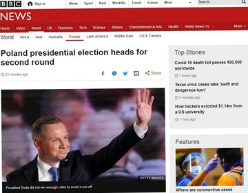 BBC o wyborach prezydenckich w Polsce