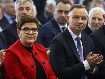 Beata Szydło i Andrzej Duda