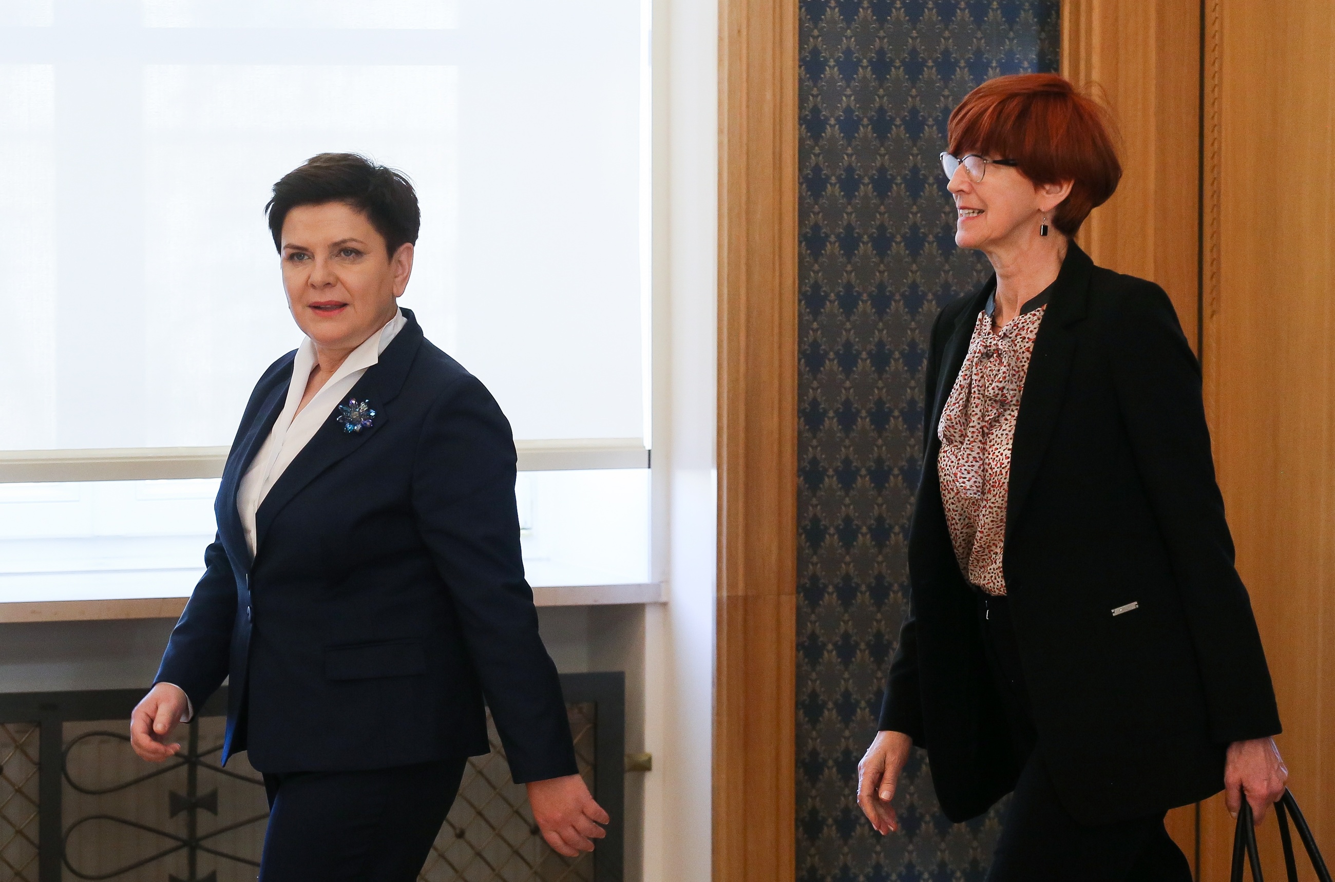 Beata Szydło i Elżbieta Rafalska