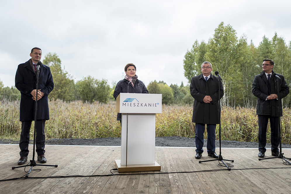 Beata Szydło, Mateusz Morawiecki oraz Andrzej Adamczyk zainaugurowali program Mieszkanie Plus