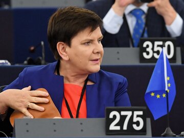 Beata Szydło (PiS) w Parlamencie Europejskim