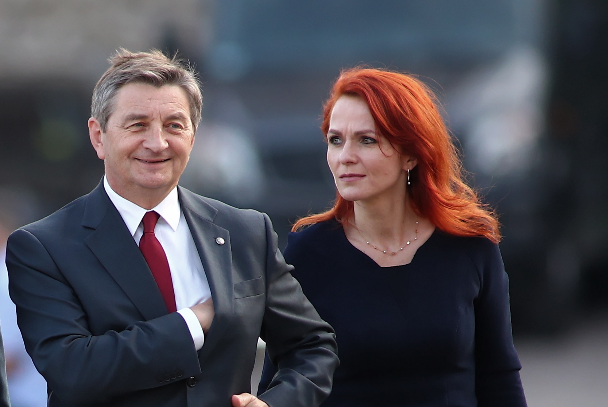 Marek Kuchciński i Agnieszka Kaczmarska