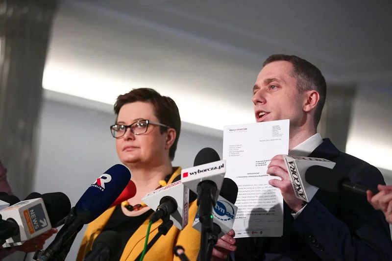 Katarzyna Lubnauer i Cezary Tomczyk