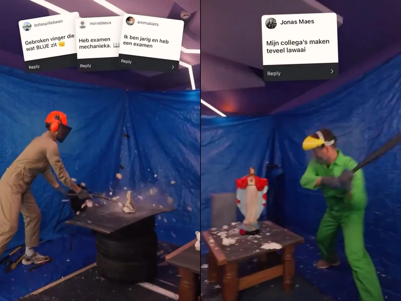 Zniszczyli figurki Jezusa i Matki Bożej