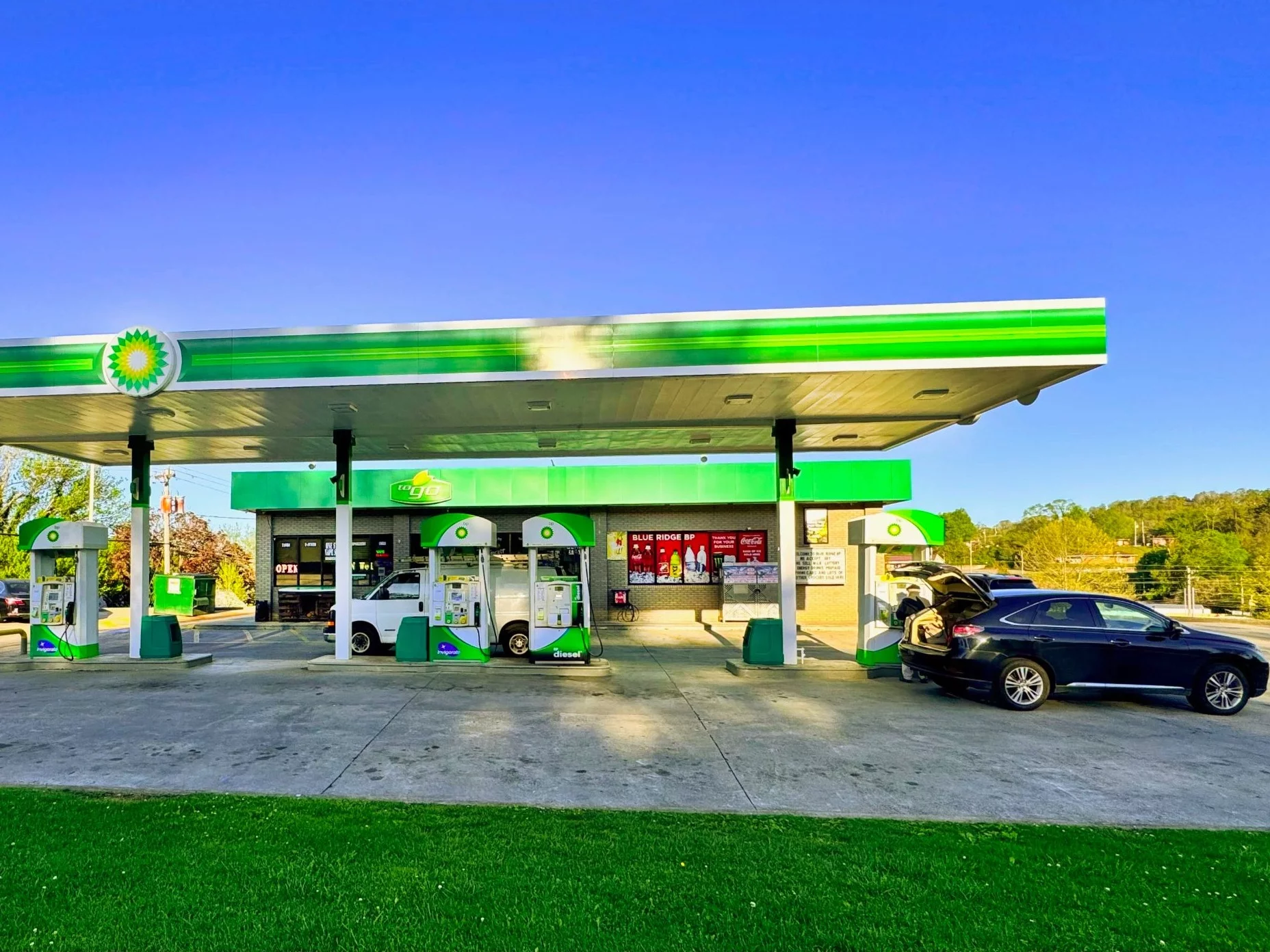 Stacja paliw BP, zdjęcie ilustracyjne