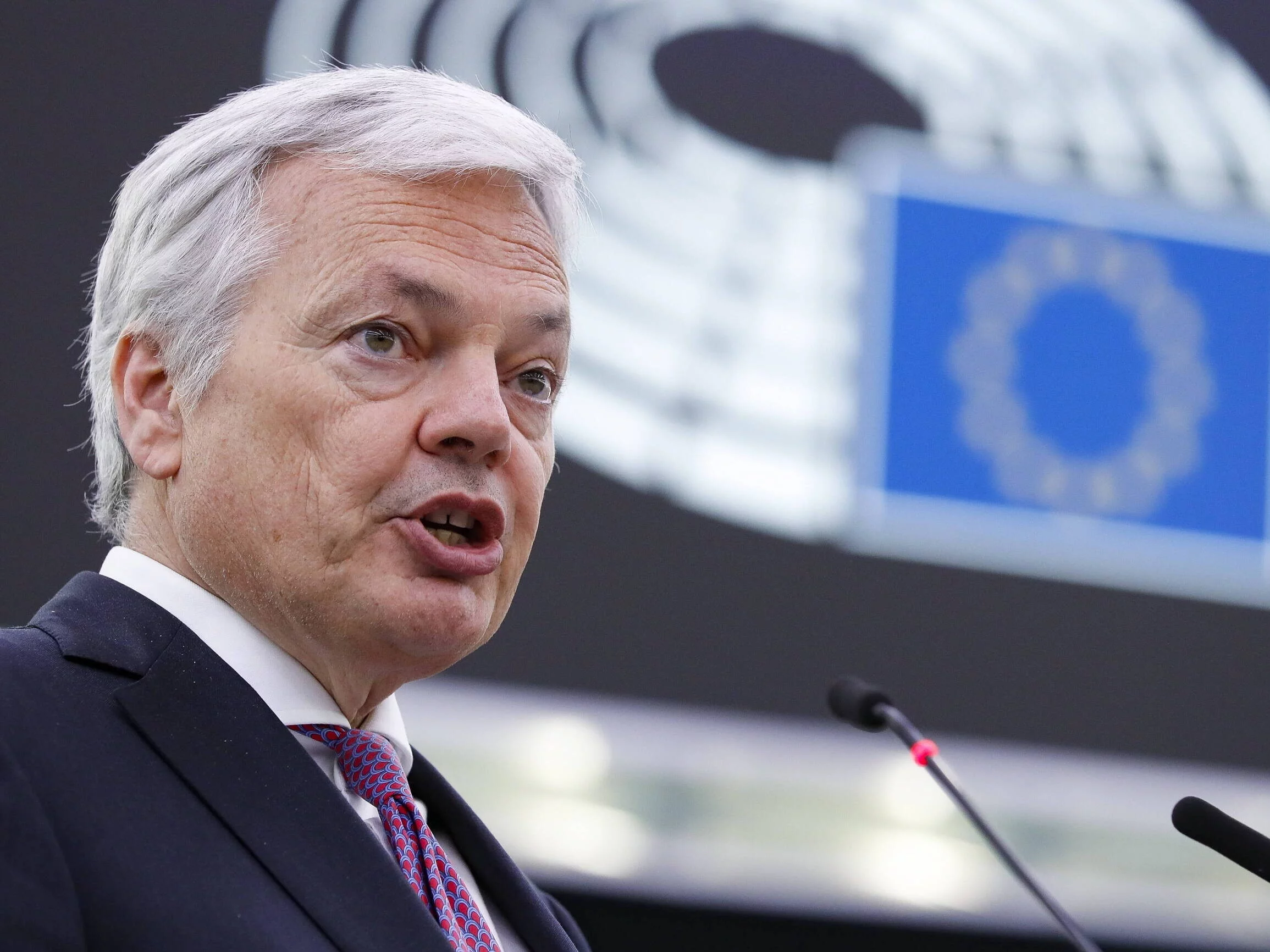 Didier Reynders, były komisarz UE ds. sprawiedliwości