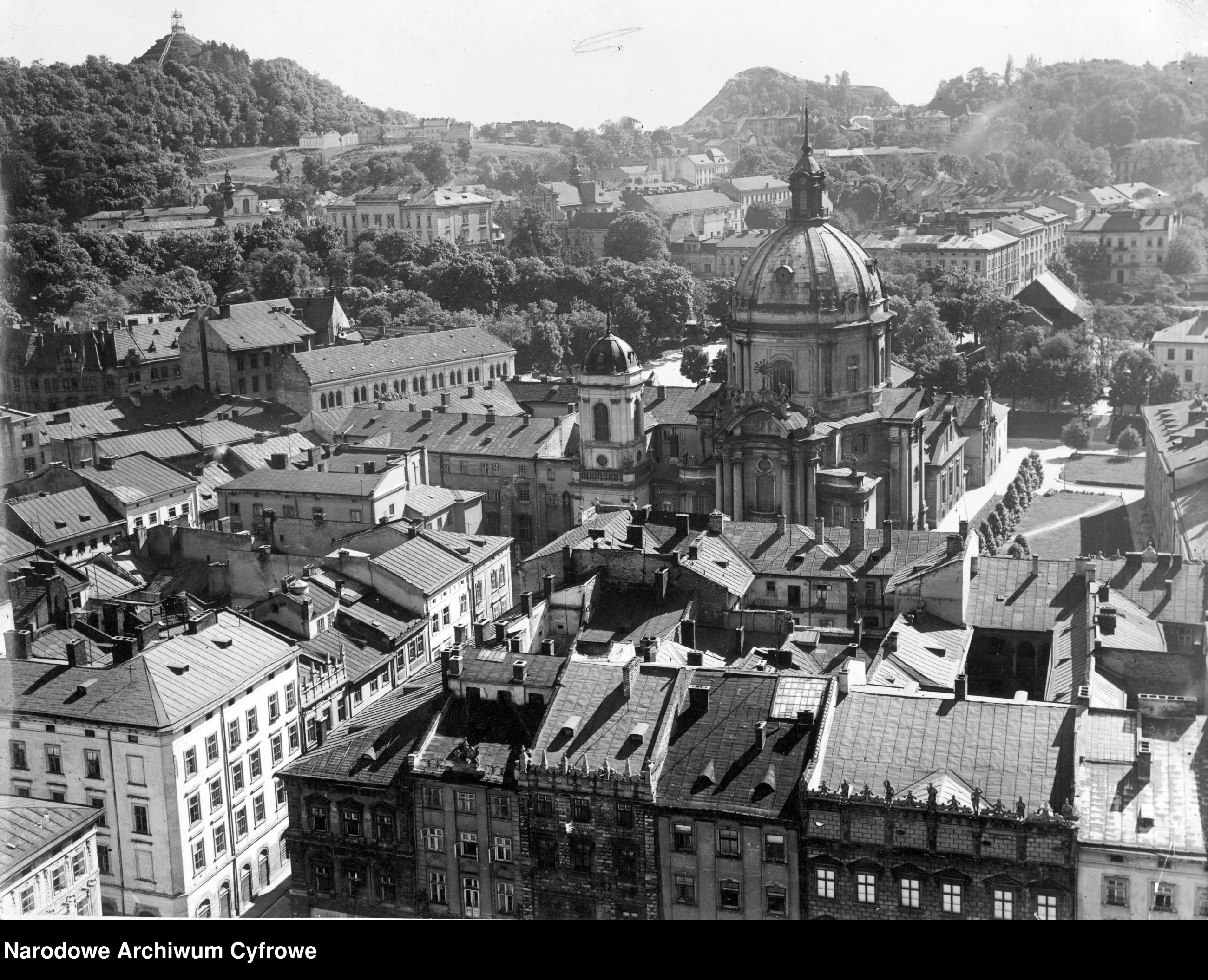 Widok na Lwów, lata 30. XX wieku