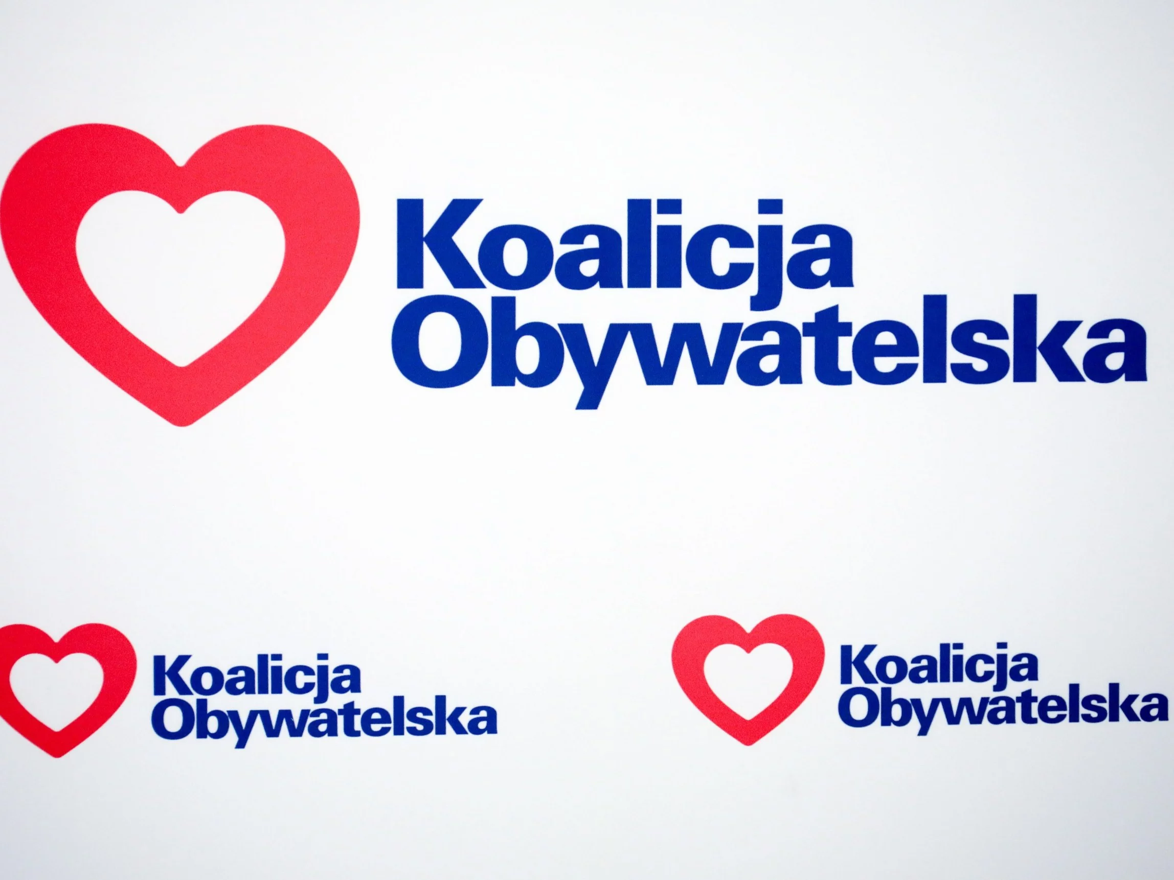 Logo Koalicji Obywatelskiej, zdjęcie ilustracyjne