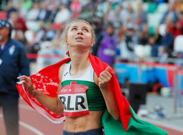 Białoruska sprinterka Kryscina Cimanouska