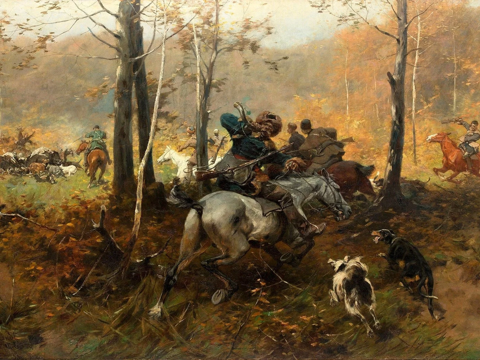 Józef Brandt - Polowanie