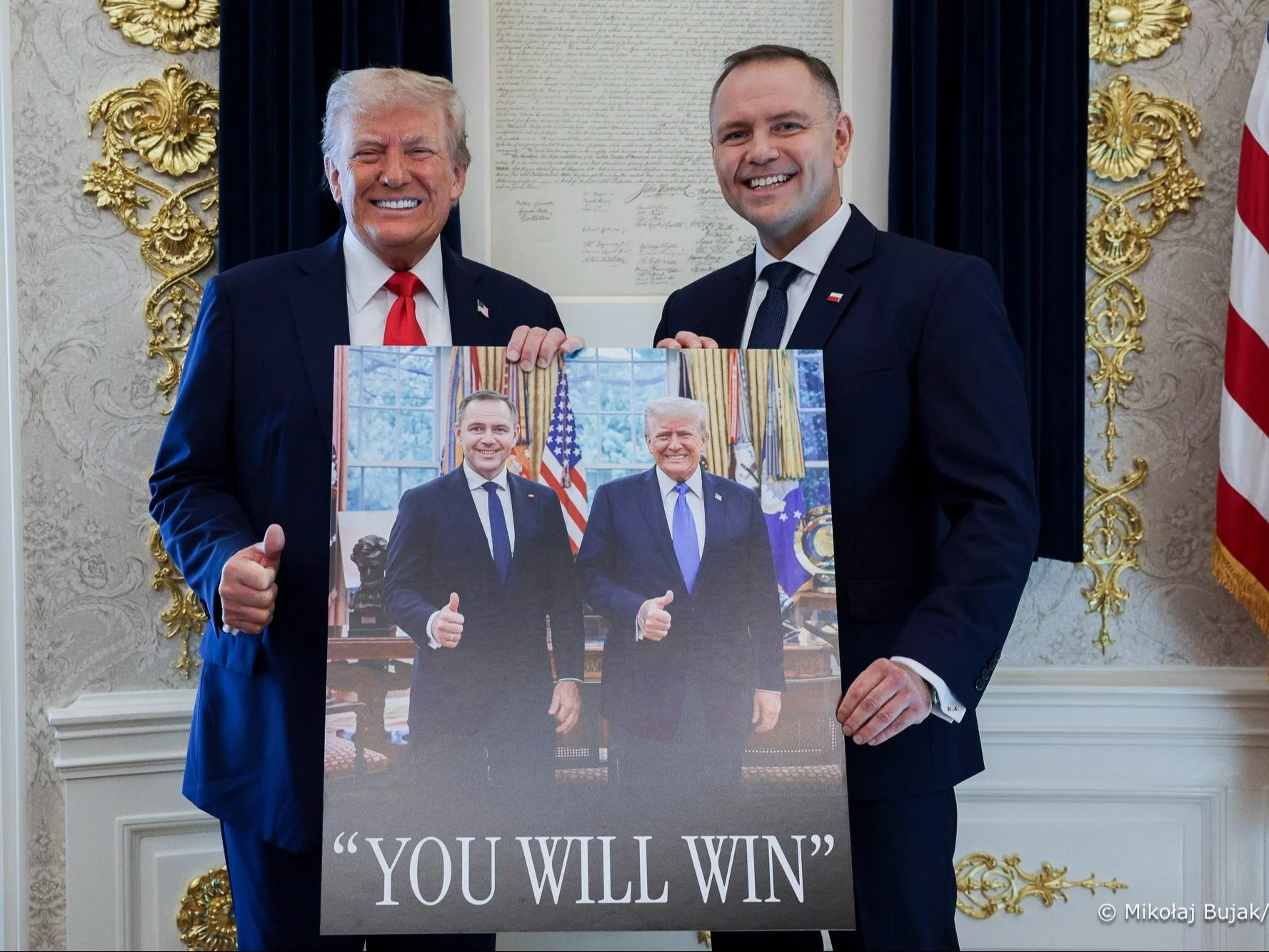 Donald Trump i Karol Nawrocki