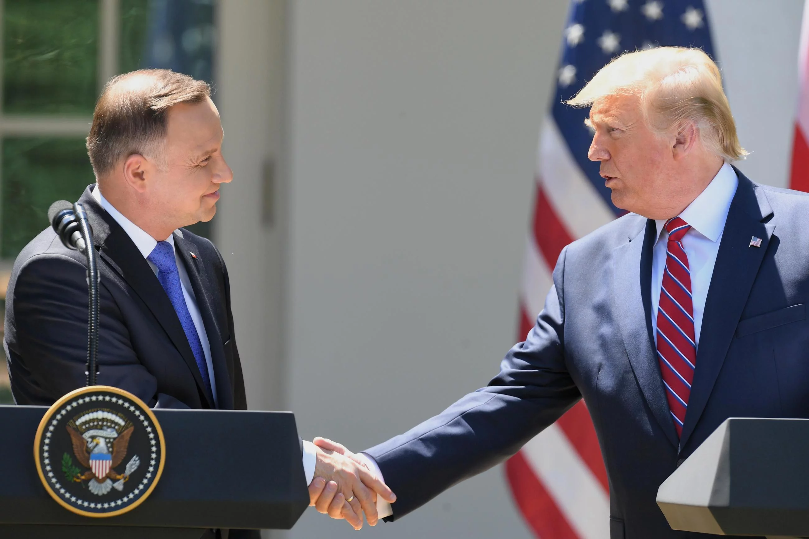 Andrzej Duda i Donald Trump