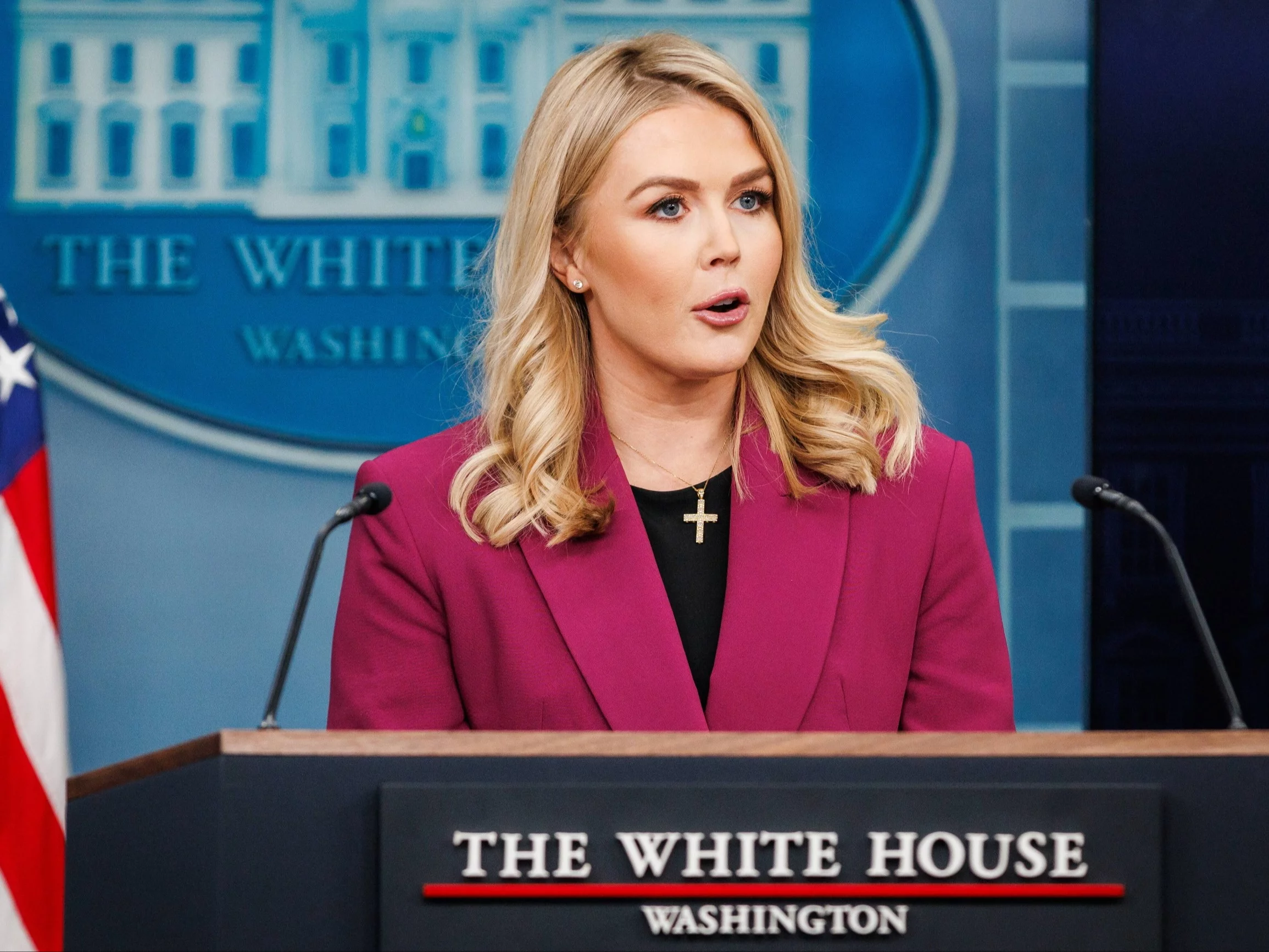 Karoline Leavitt, rzecznik prasowa Białego Domu