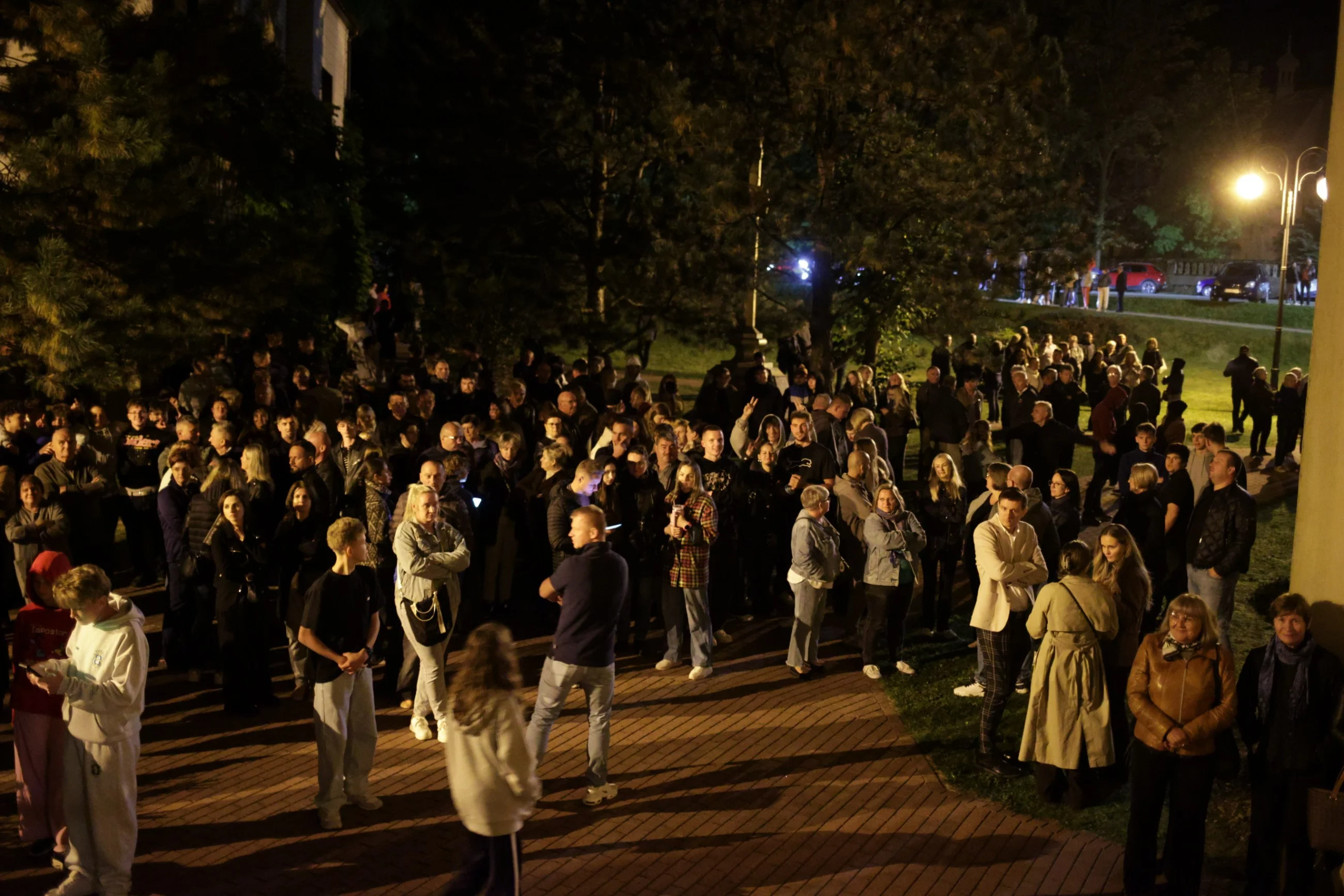 Protest ws. odwołania proboszcza w Grojcu k. Oświęcimia