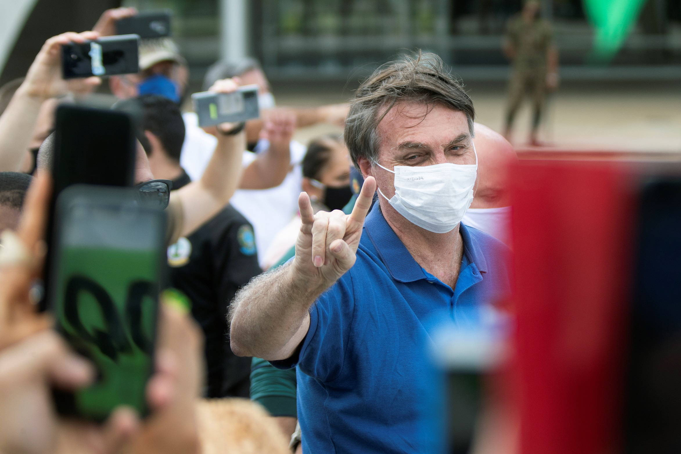 Prezydent Brazylii Jair Bolsonaro