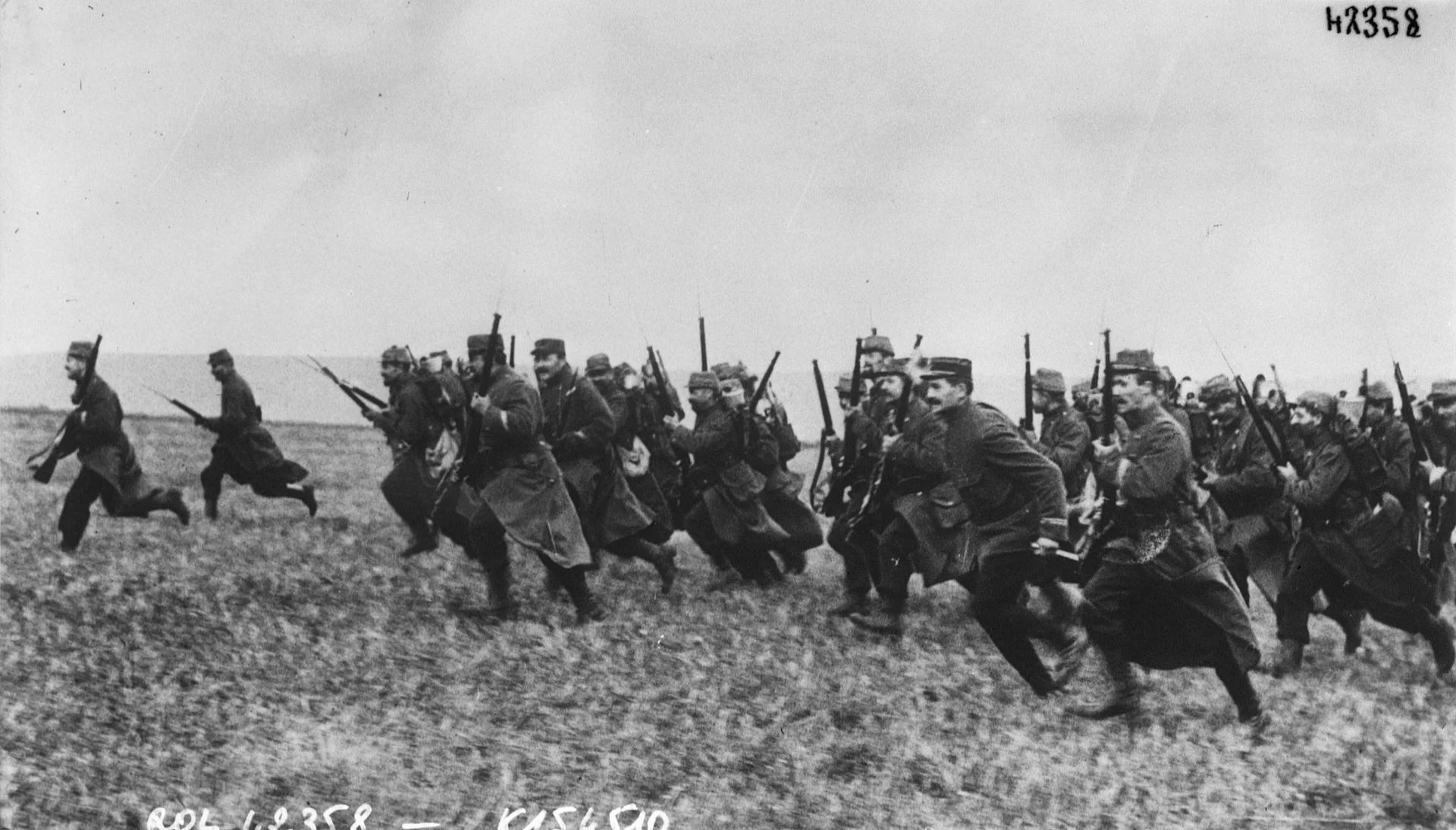 Francuskie wojska w czasie bitwy nad Marną (1914)